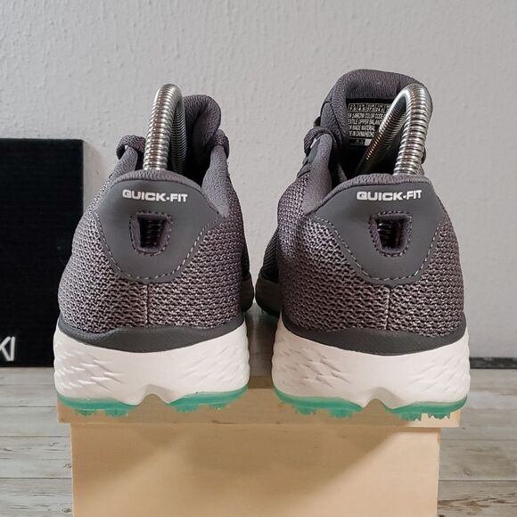 Ladies Spikeless Golf Shoes - Skechers GO GOLF Eagle - Range Grey/Blue Size 7½ W - Picture 3 of 8